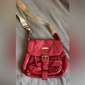 Michael kors Red Leather Crossbody Bag